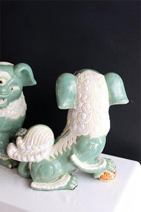 19th C. Foo Dogs