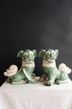 19th C. Foo Dogs