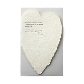 Rumi Letterpress Card