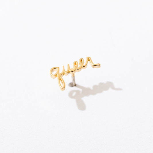 Queer Stud Single Earring