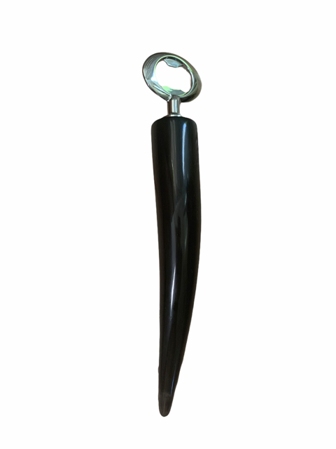 Horn Bottle Opener: Chrome