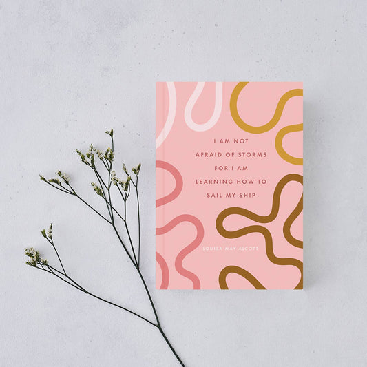 Inspiring "I Am Not Afraid of Storms" Journal