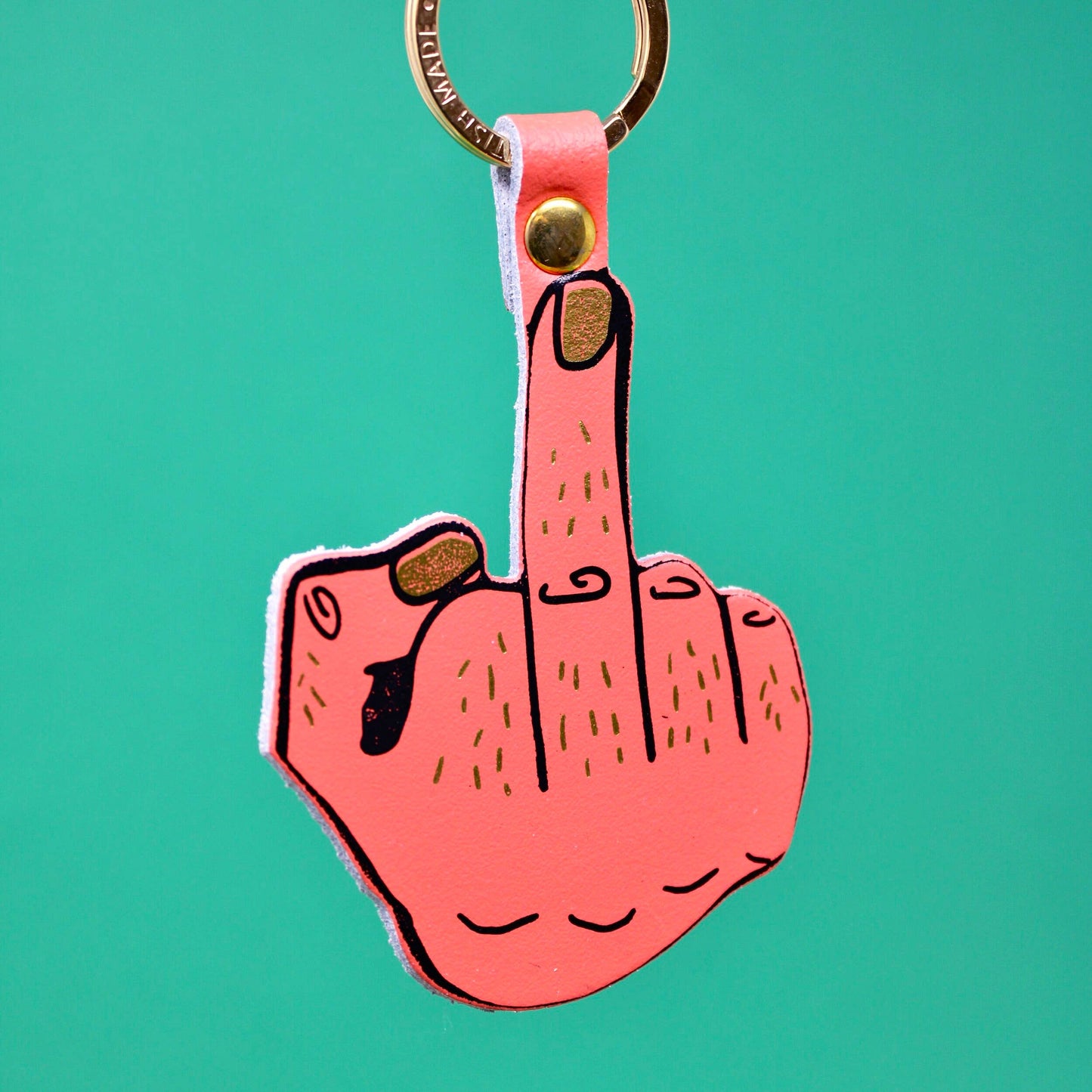 Hand Signs Keychain: Flip The Bird