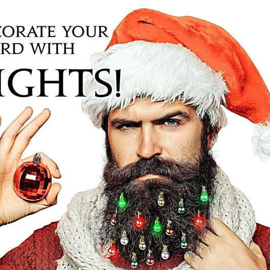 Beardaments Lights- Light Up Beard Ornaments