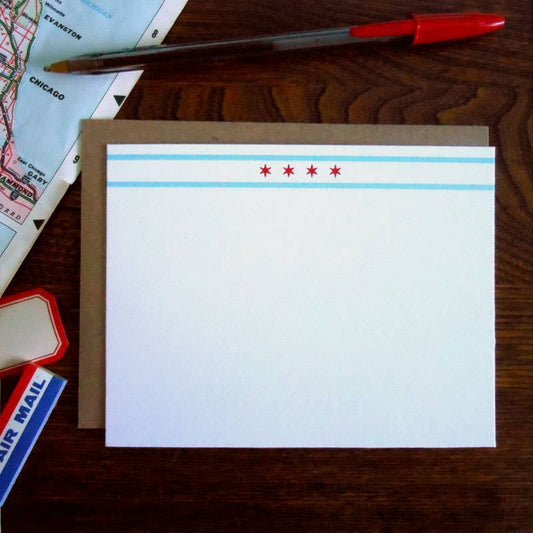 Chicago Flag Flat Note Set