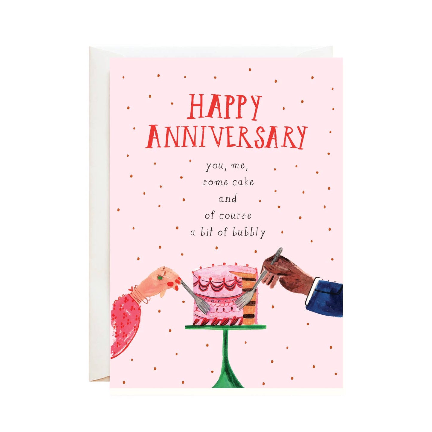 Two Forks - Greeting Card
