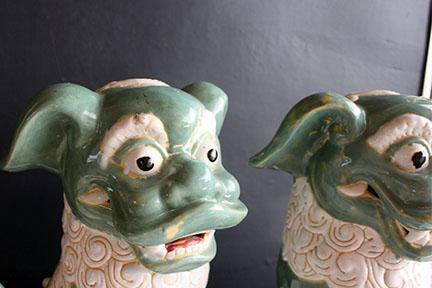 19th C. Foo Dogs