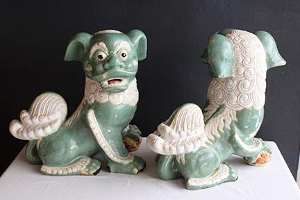 19th C. Foo Dogs