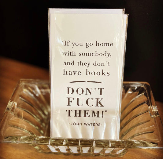 John Waters Bookmark