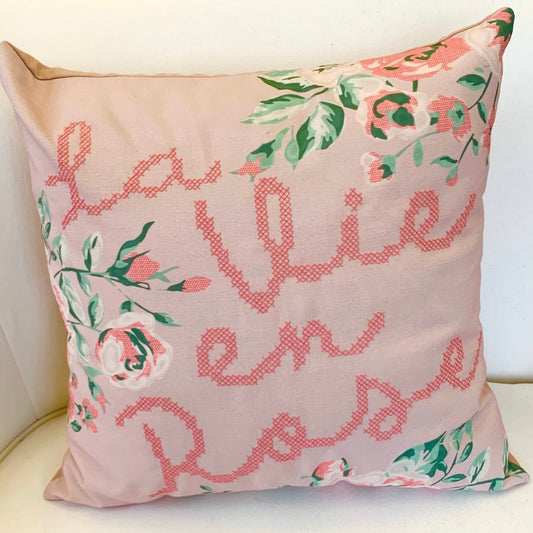 La Vie en Rose Pillow