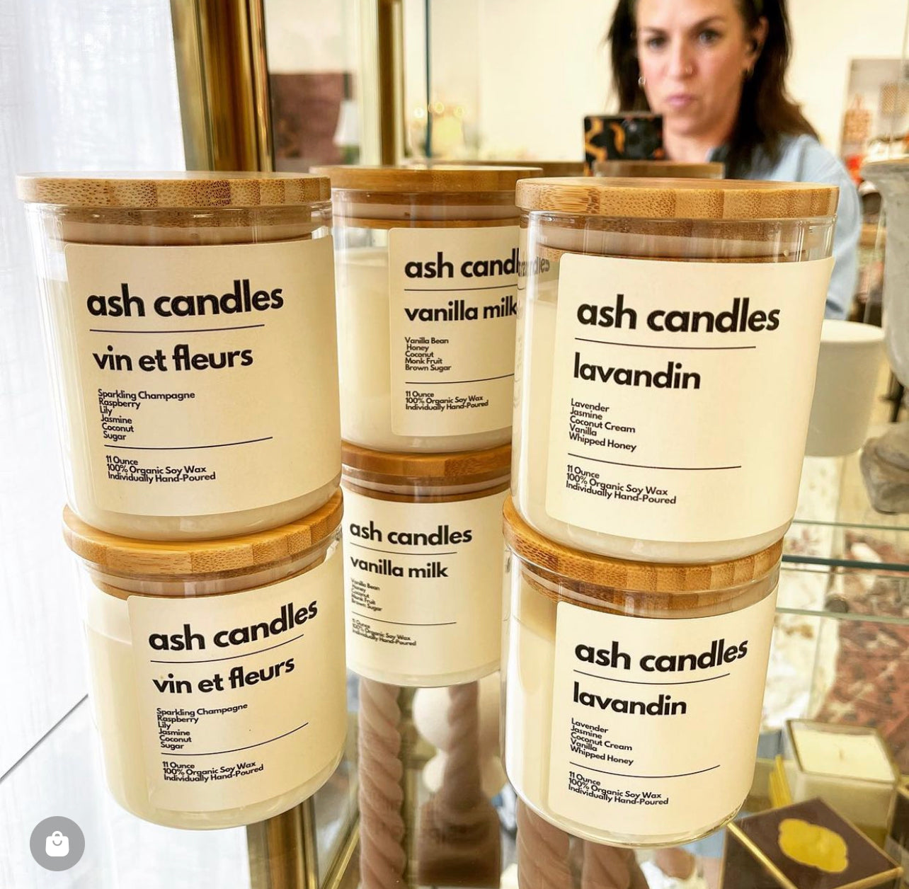 Organic Soy Ash Candles