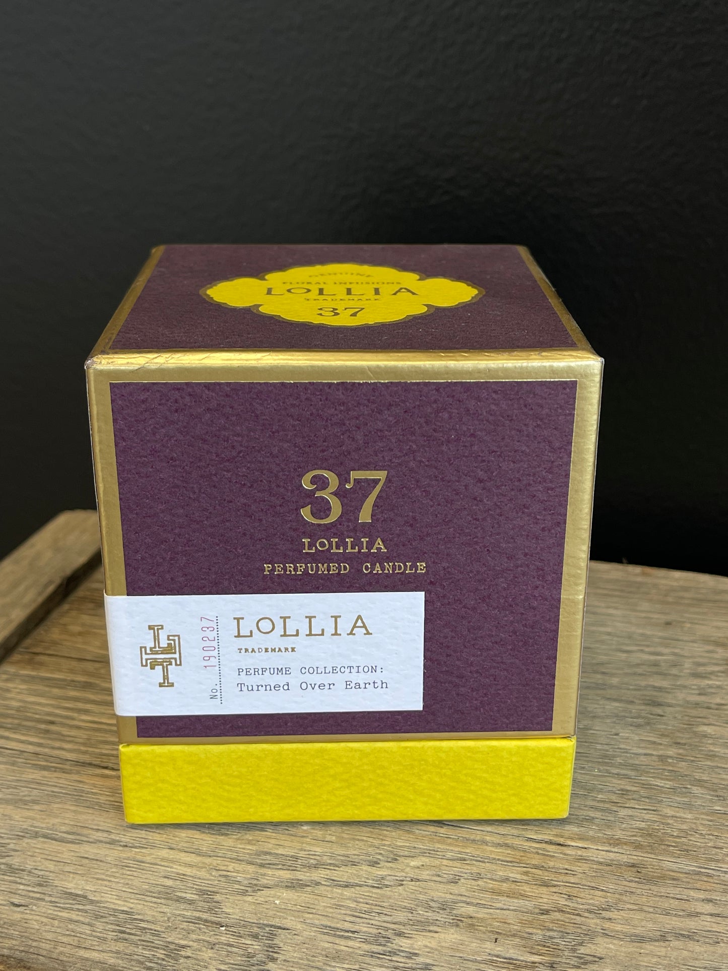 Lollia Turned Over Earth Candle
