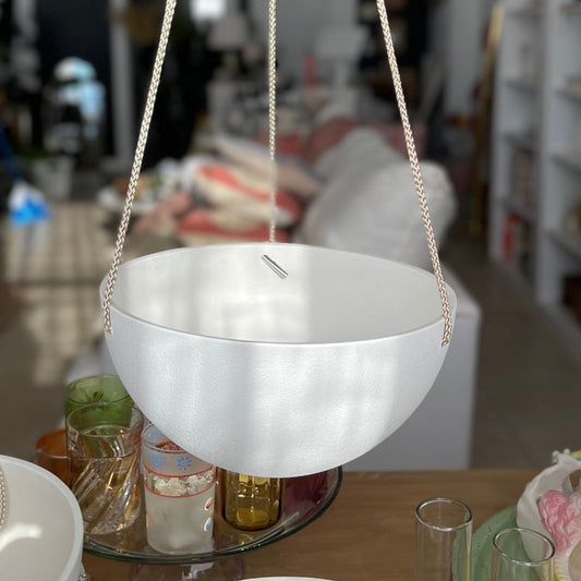 Hestia Faux Stone Hanging Planter