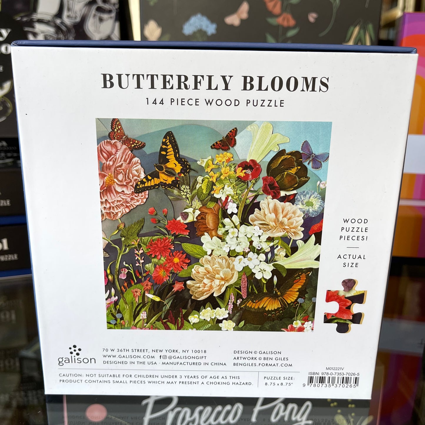 Butterfly Blooms Wooden Puzzle Set