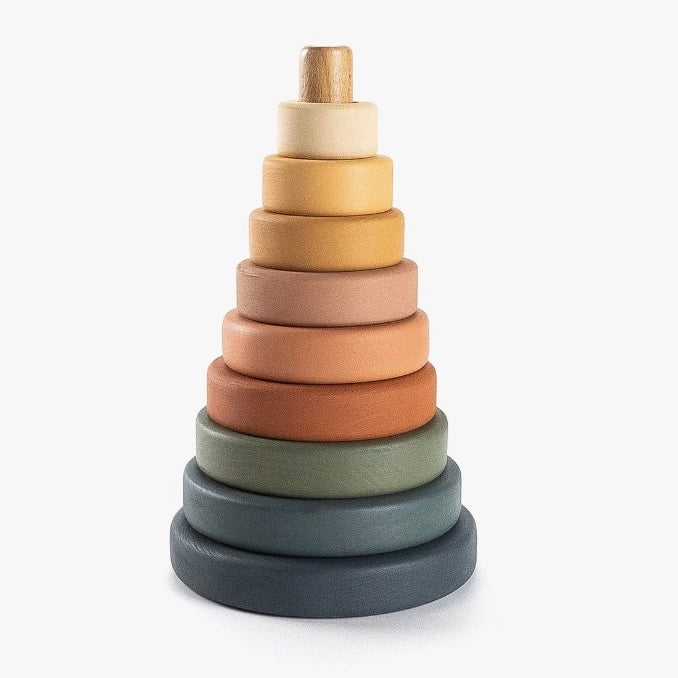 Wooden Ring Stacker Toy Stacking Toy Baby Gift Stacking Ring