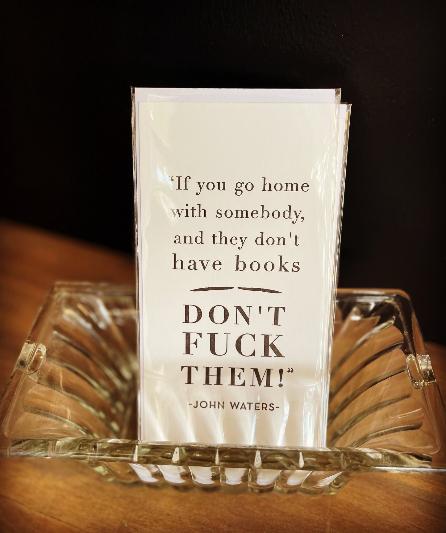 John Waters Bookmark