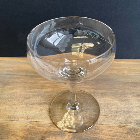 Ella Etched Cocktail Glasses S/9