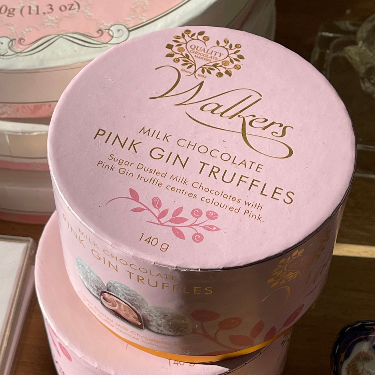 Walker’s Milk Chocolate Pink Gin Truffles