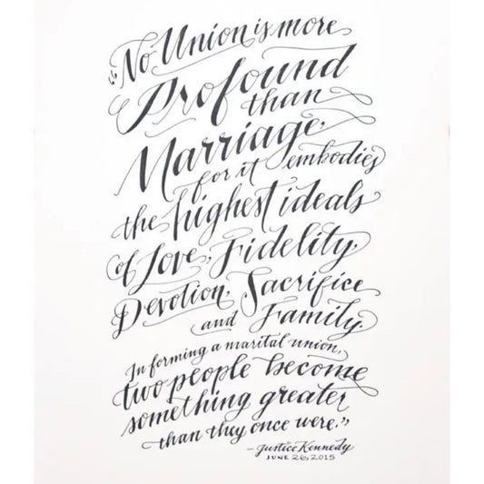 Marriage Equality Art Print