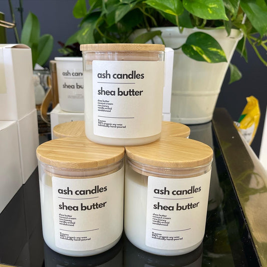 Organic Soy Ash Candles