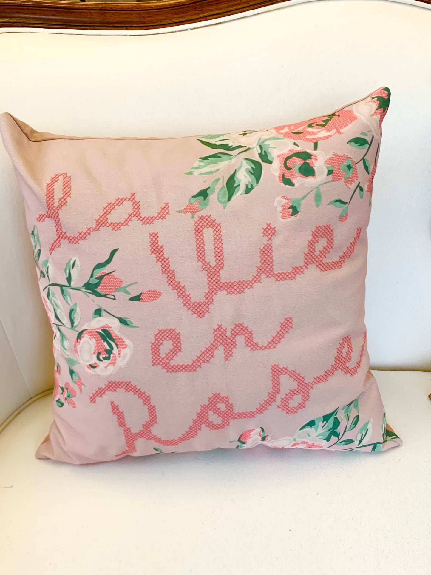 La Vie en Rose Pillow