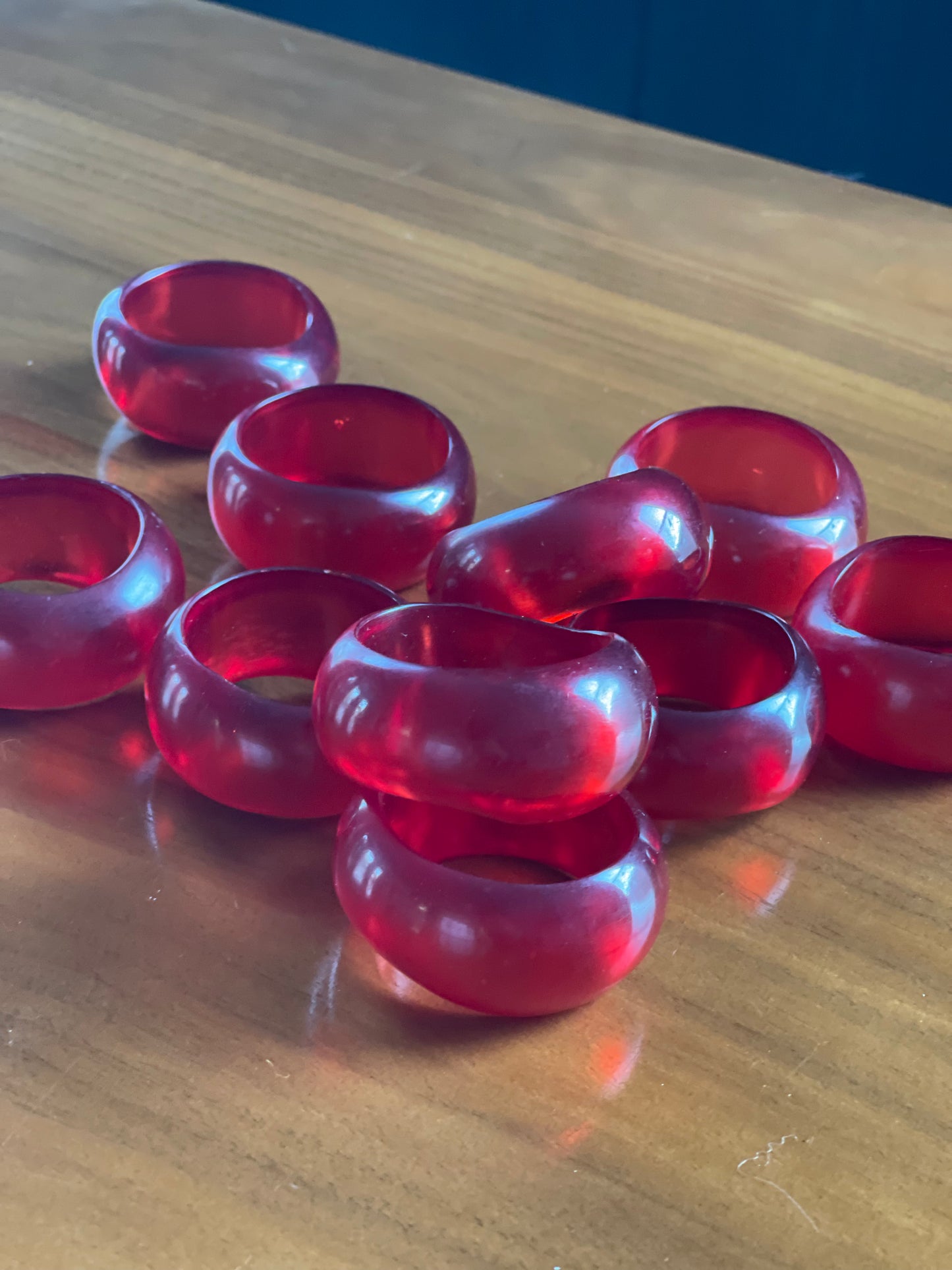 French Resin Napkin Rings