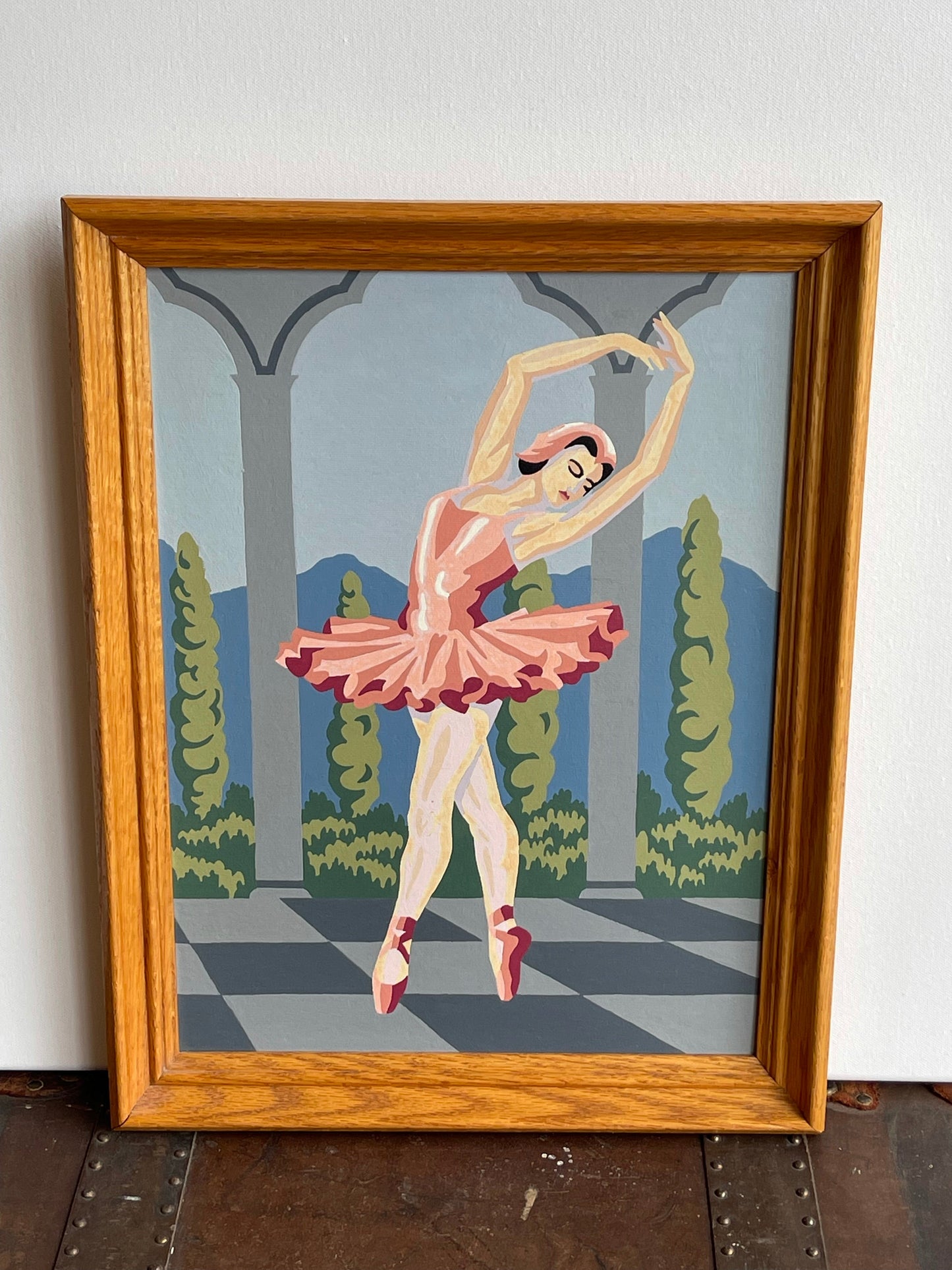 Vintage Ballerina Paint-by-Numbers