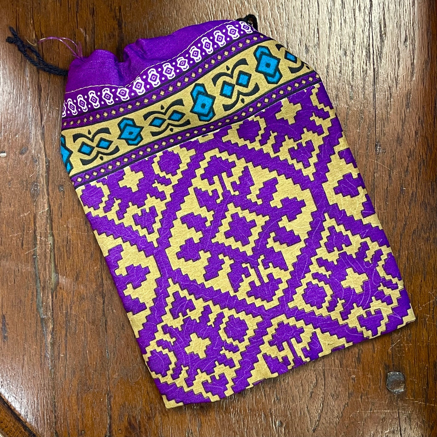 Upcycled Silk Drawstring Gift Supply Bags
