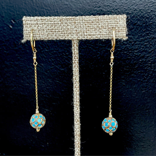 Vintage Disco-ball Earrings