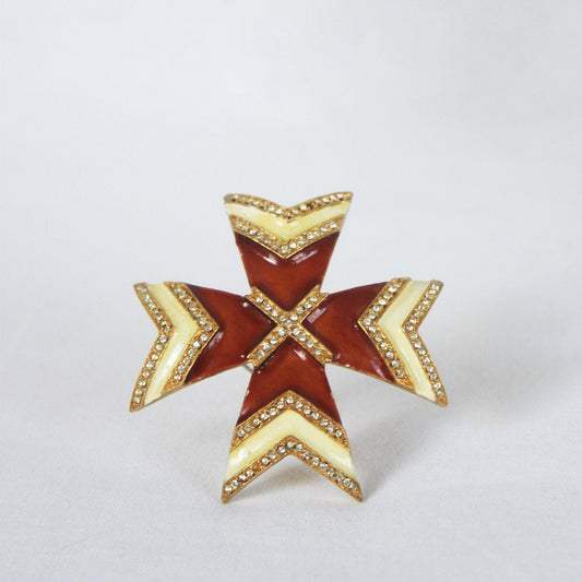 Maltese Cross Brooch