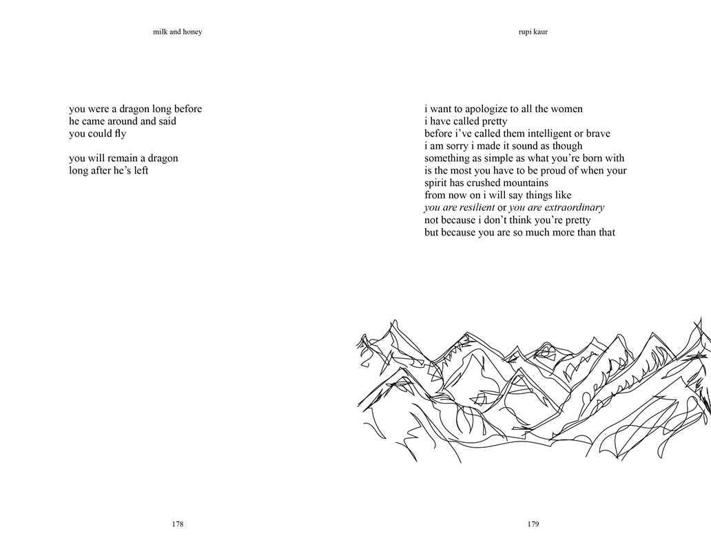 Milk and Honey by Rupi  Kaur: Paperback