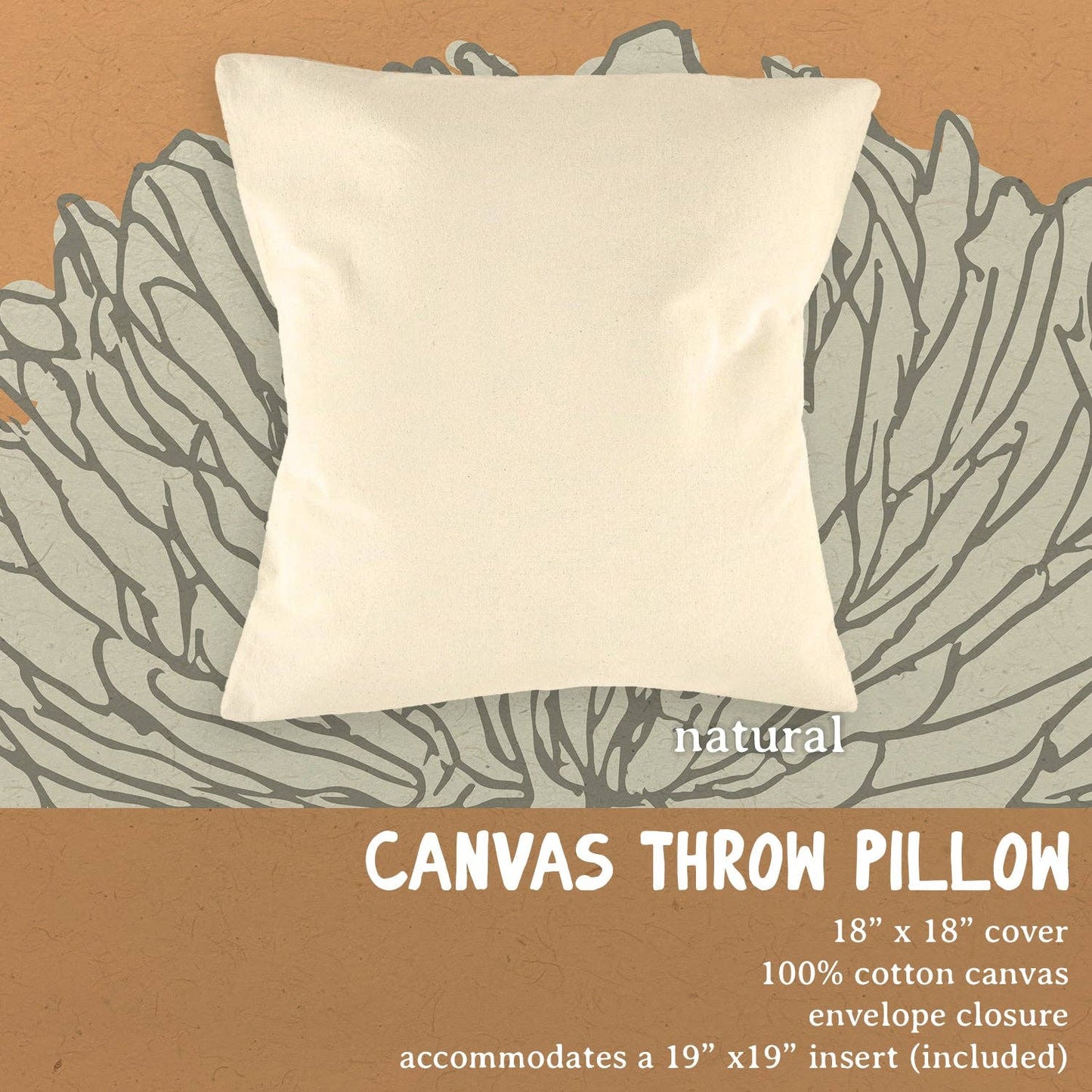 Retro Repeats - Custom Square Canvas Pillow