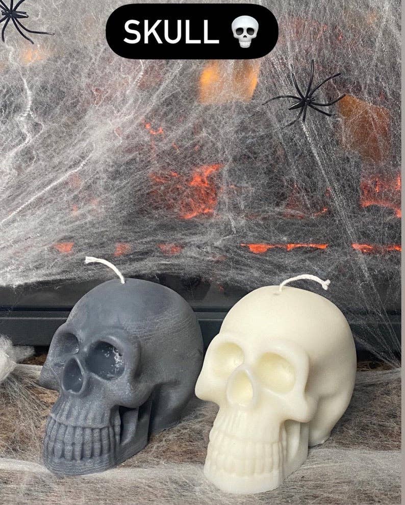 Skull Candle: White / Unscented