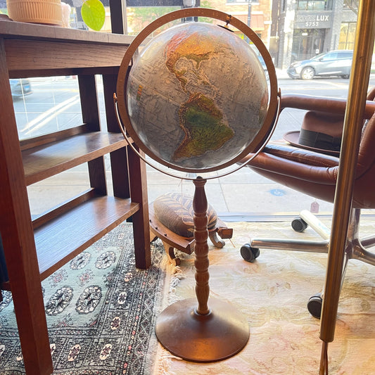 Vintage Replogle Floor Globe
