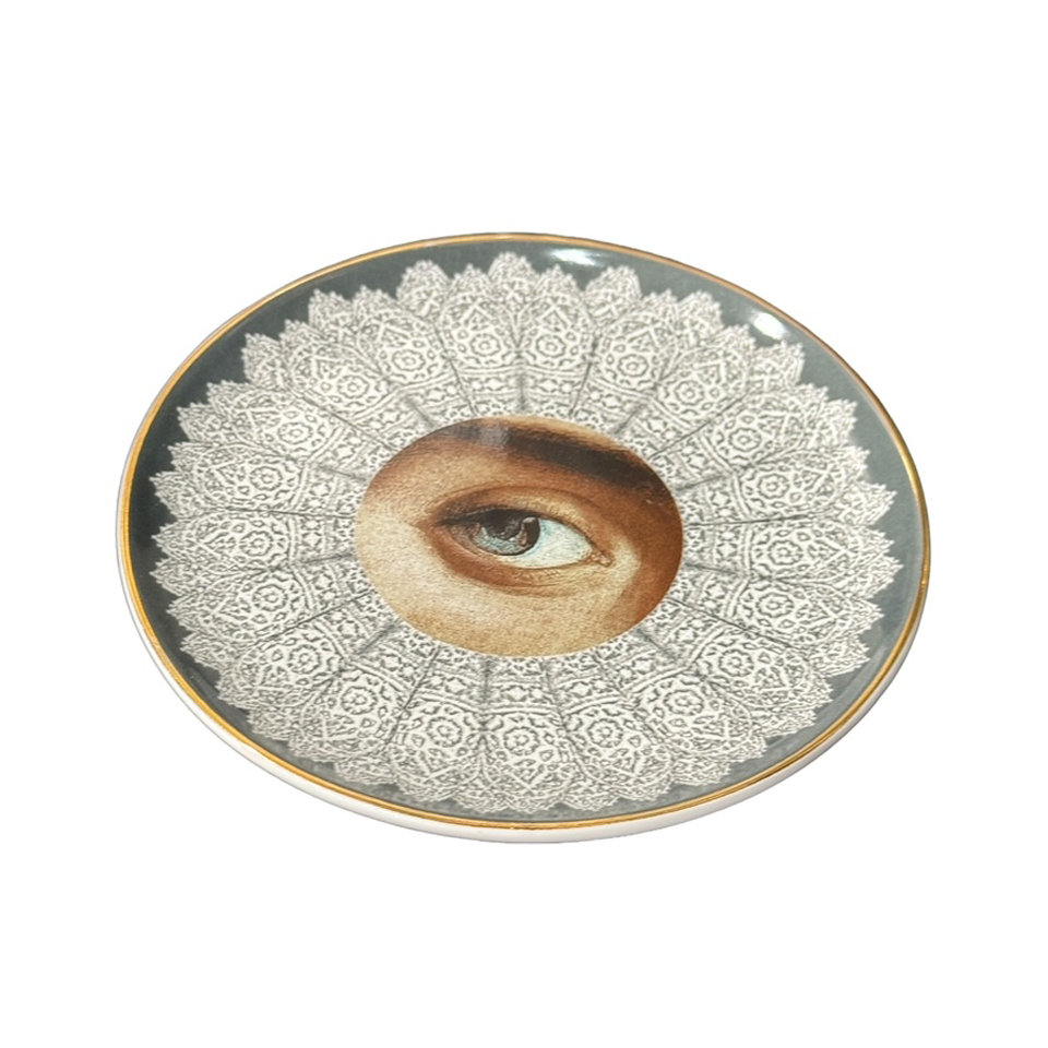 Secret Lover Male Round Ceramic Dish