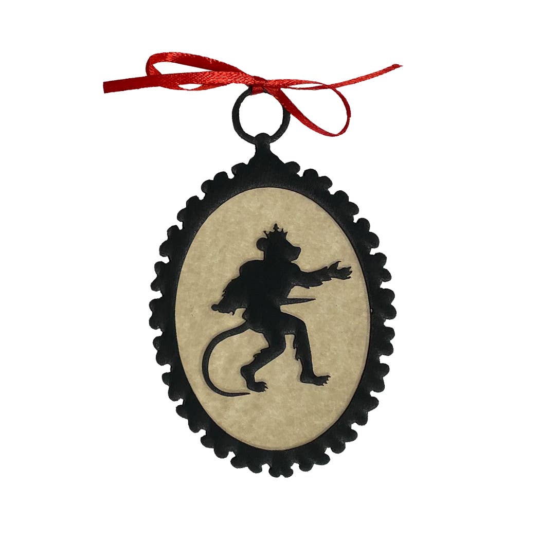 Nutcracker Christmas Silhouette Ornaments
