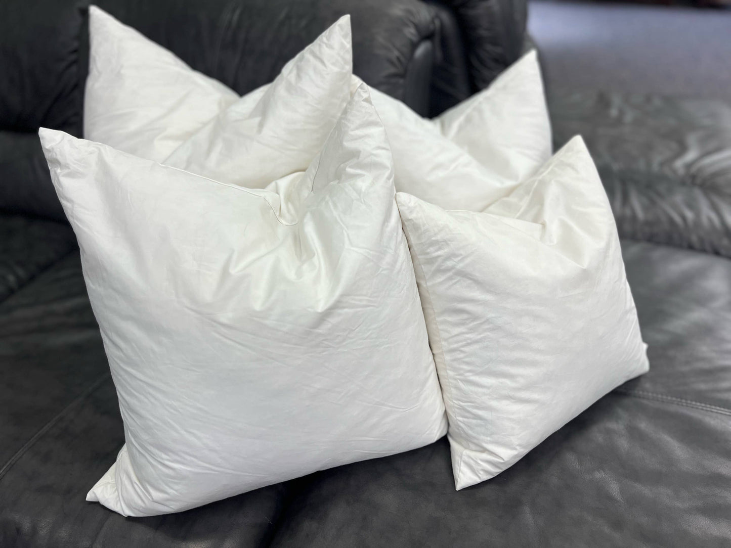 Down Feather Decorative Pillow Inserts - Square: 18X18"