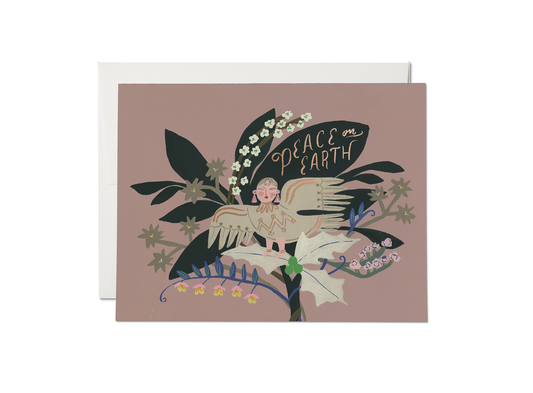 Ladybird holiday greeting card