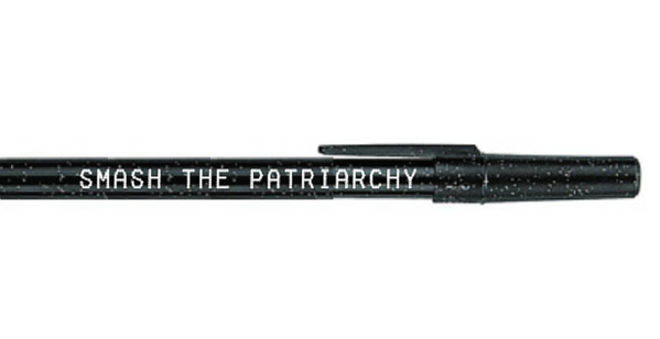 Smash the Patriarchy Black Sparkle