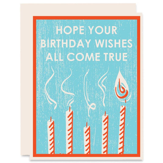 Hope Your Wishes All Come True Birthday Card