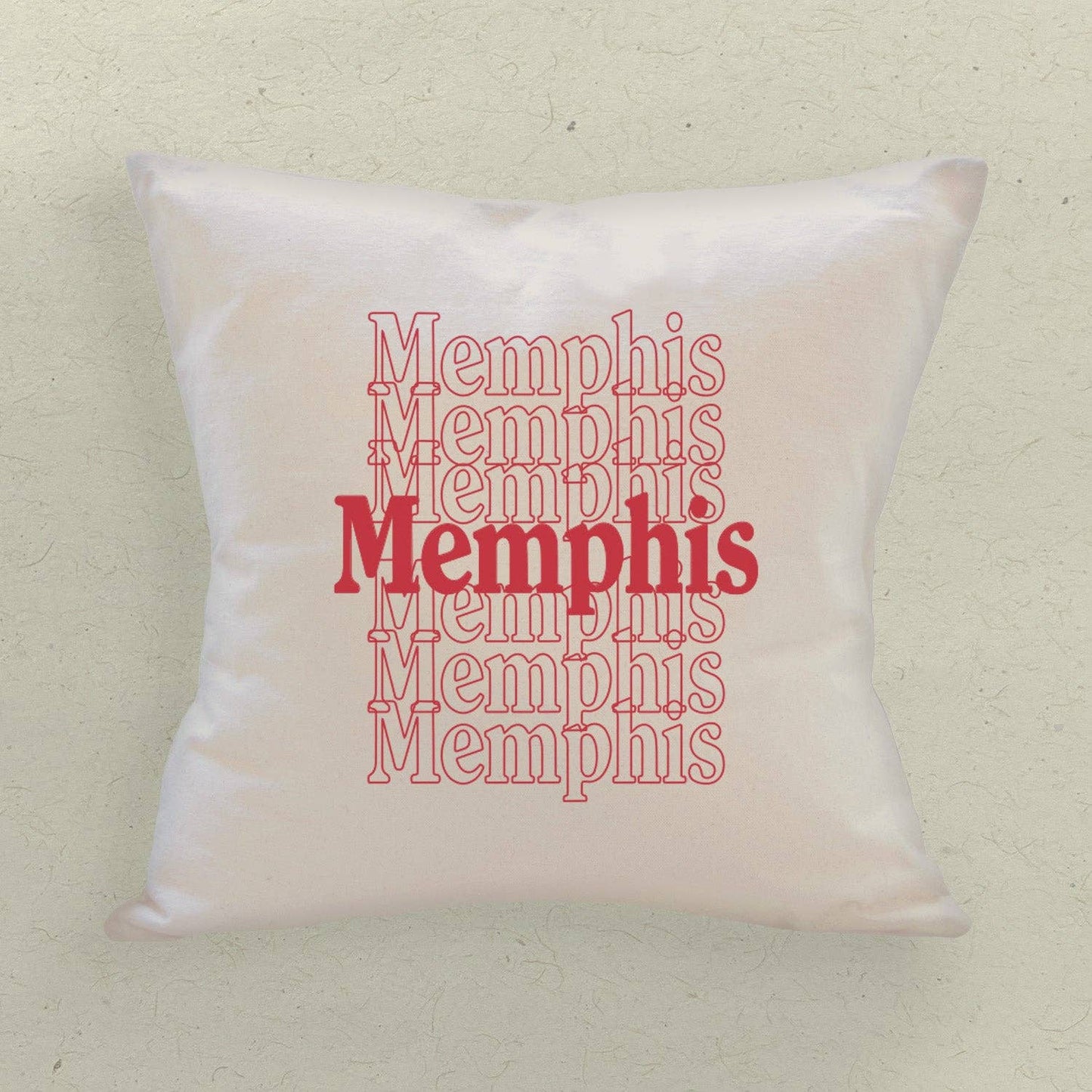 Retro Repeats - Custom Square Canvas Pillow