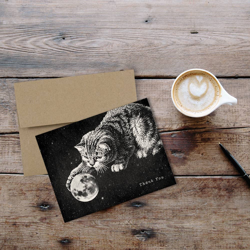 Thank You Mooncat Card