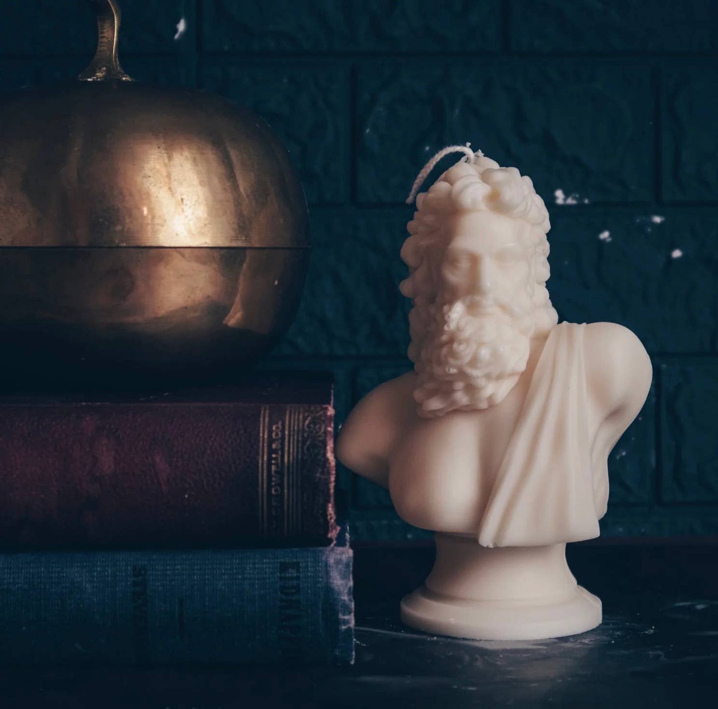 BUST OF ZEUS CANDLE | PILLAR