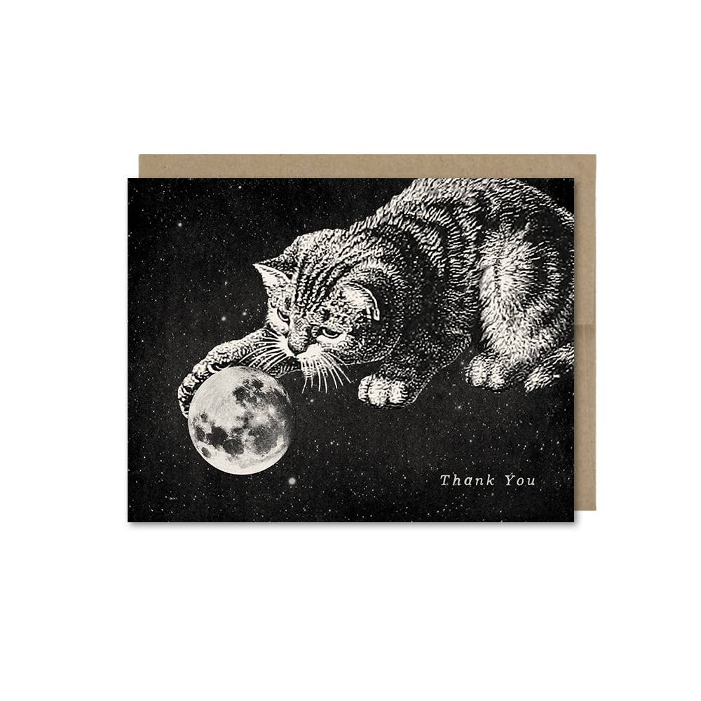 Thank You Mooncat Card