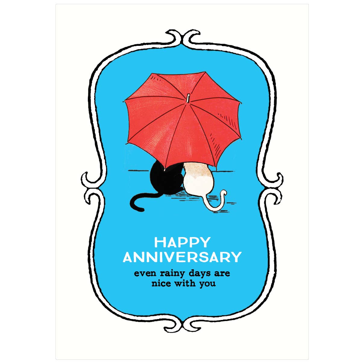 Rainy Days | Anniversary Greeting Card: A2