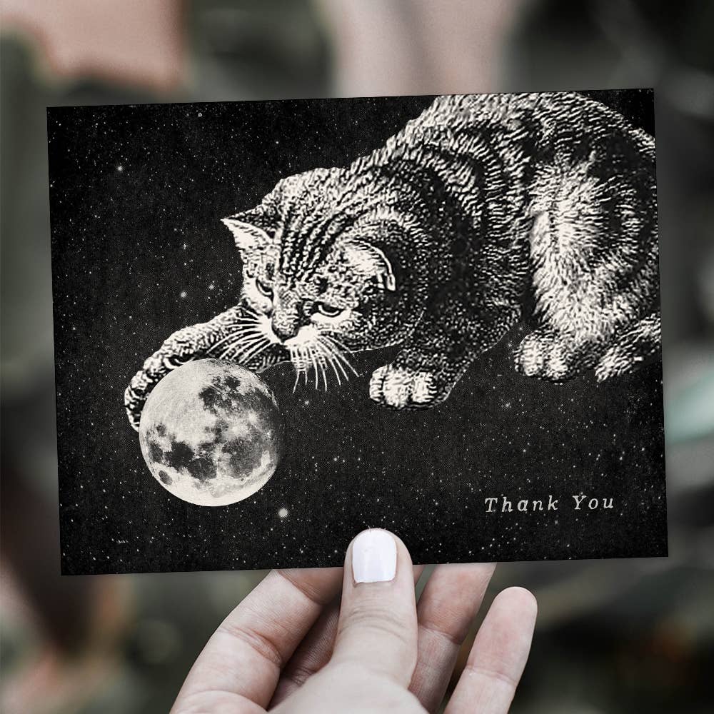 Thank You Mooncat Card