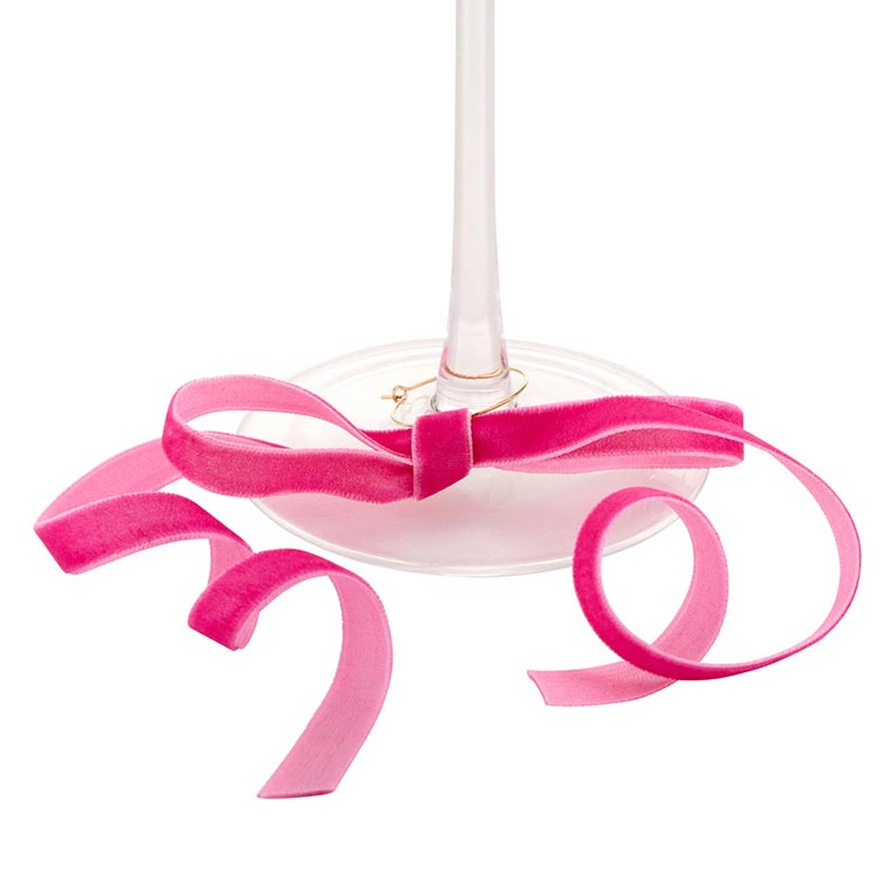 Velvet Bow Wine Charms - Moroccan - Set of 6: Material