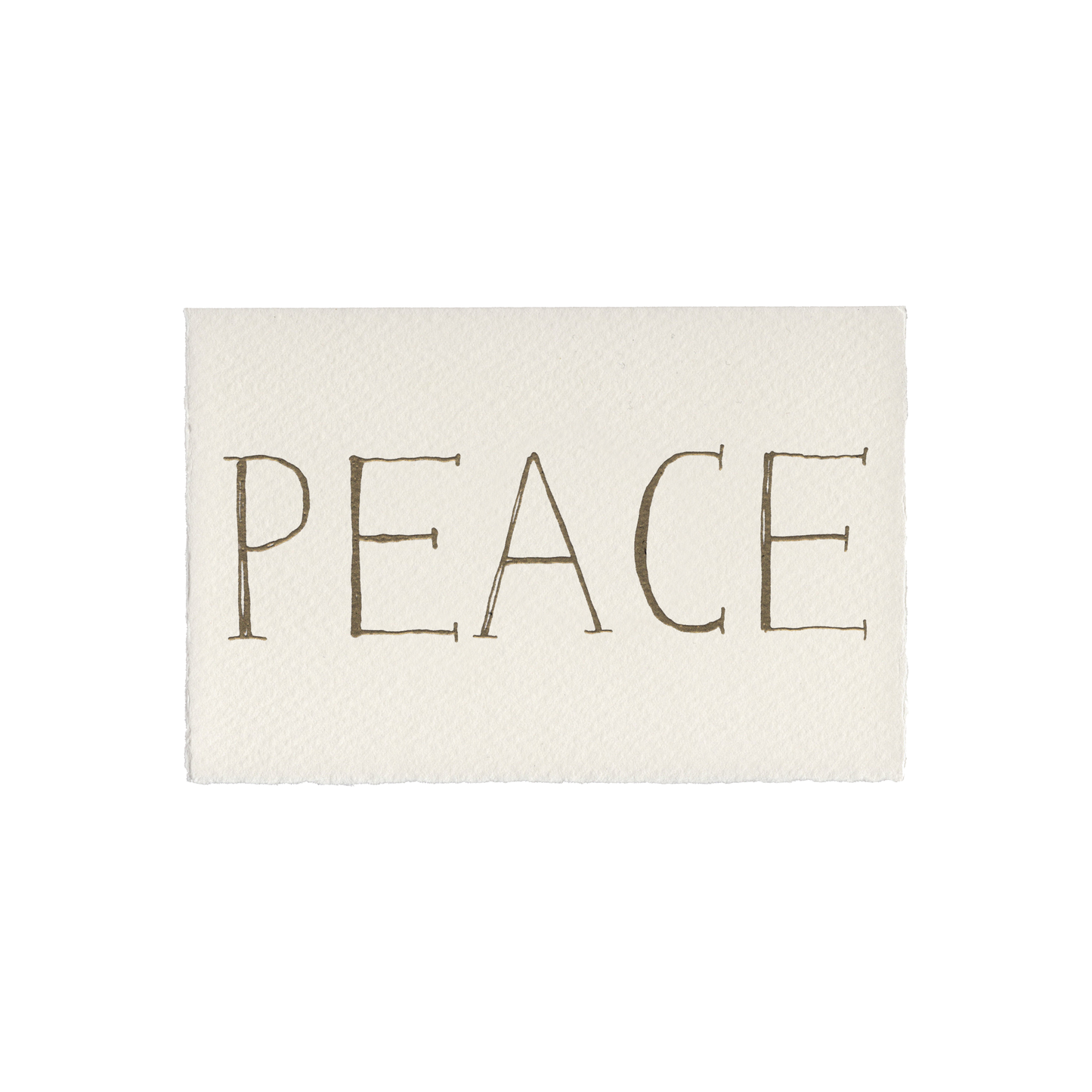 Peace Christmas Card