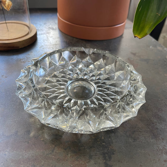 Vintage Rossini Crystal Cut Ashtray