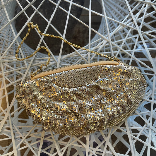 Silver Chainmail Clutch